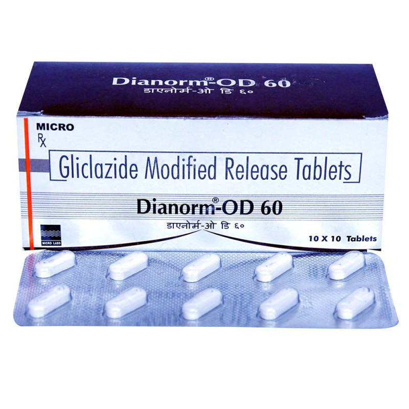 Dianorm-OD 60 Tablet MR Dianorm-OD 60 Tablet MR
