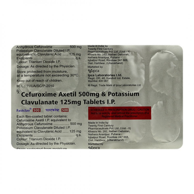 Fastclav 500 Tablet