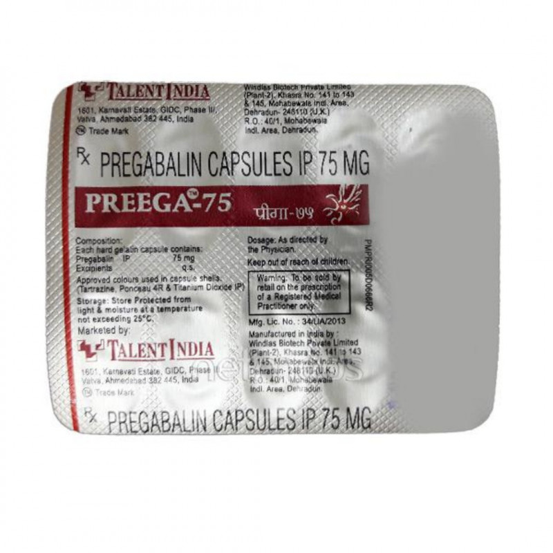 Preega 75 Capsule Preega 75 Capsule