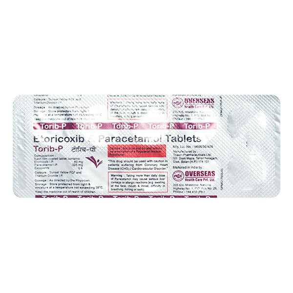 Torib P 60mg/325mg Tablet