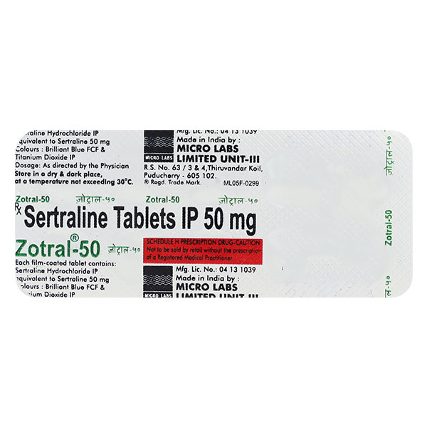 Zotral 50 Tablet