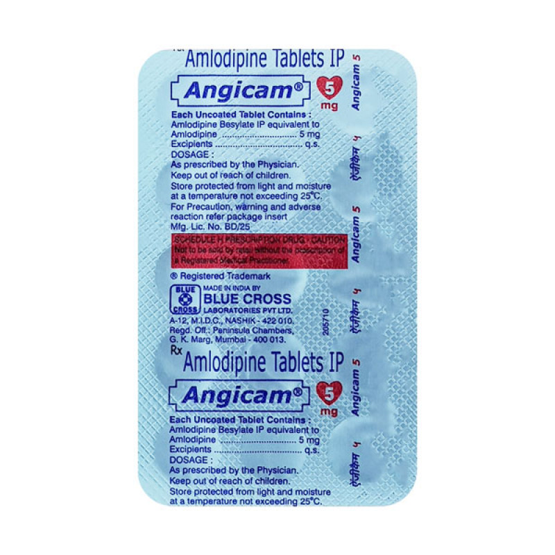 Angicam 5mg Tablet - Uses, Price, Substitute, Side Effects and Benefits