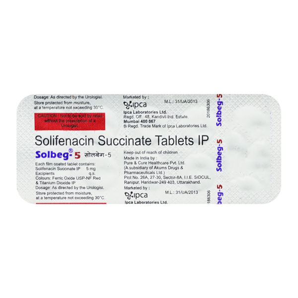 Solbeg 5mg Tablet