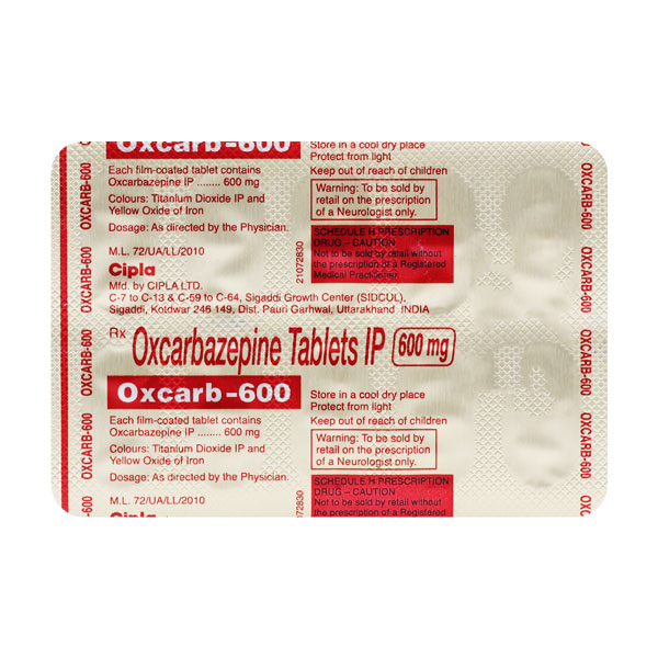 Oxcarb 600 Tablet