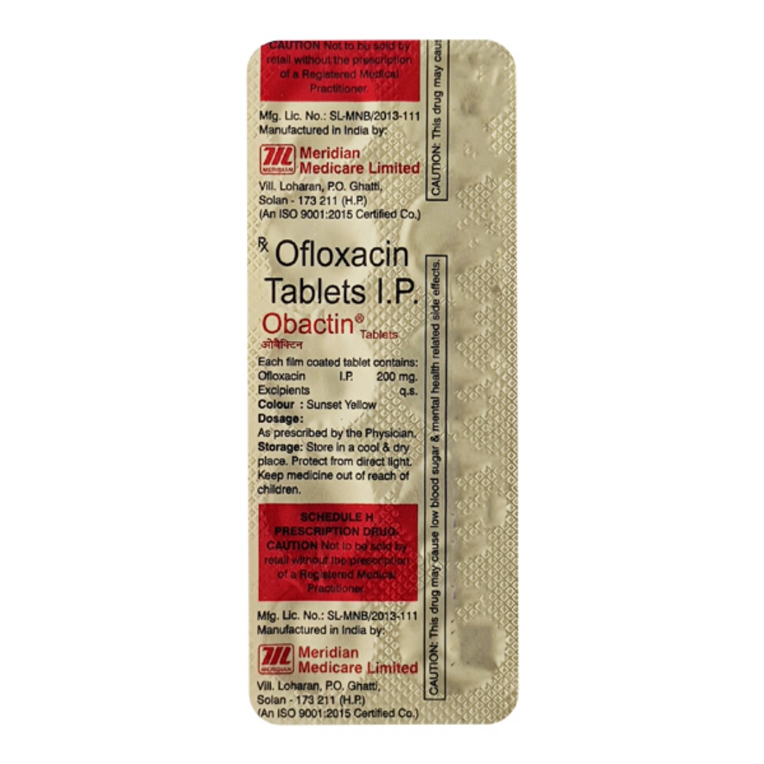 Obactin 200mg Tablet