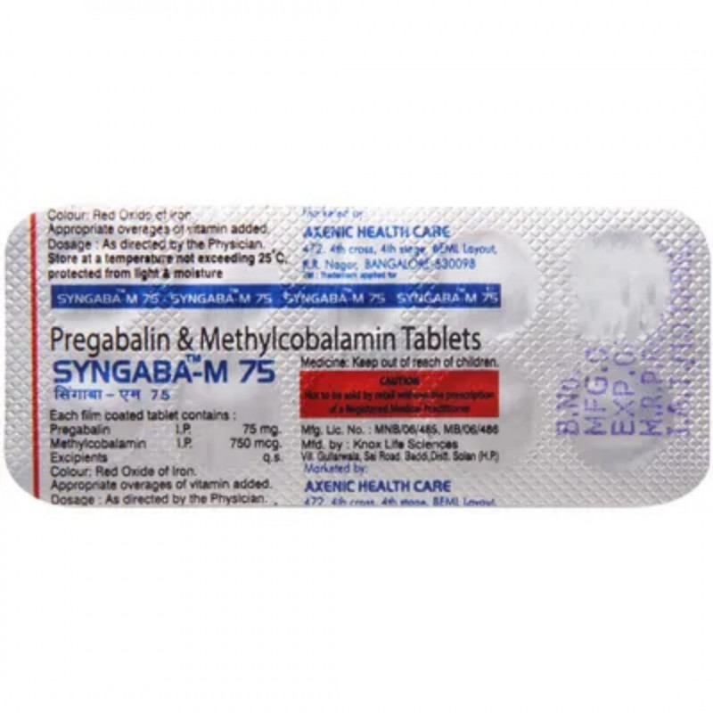 Syngaba M 75mg Tablet Syngaba M 75mg Tablet