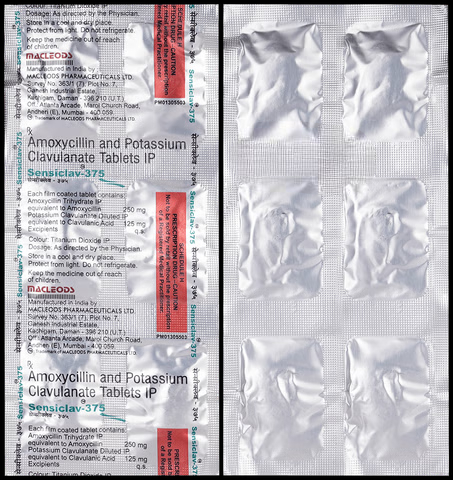 Sensiclav 375 Tablet