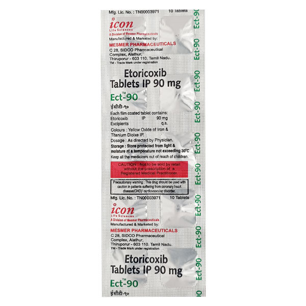 Ect 90mg Tablet - Uses, Price, Side Effects, Substitute
