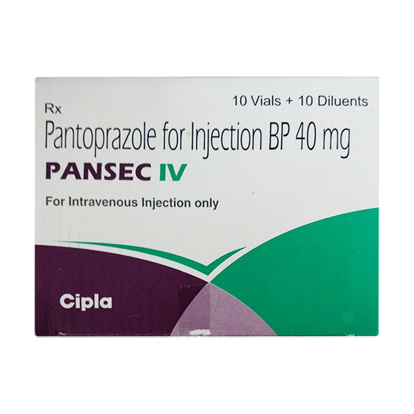 Pansec 40mg Injection - Uses, Price, Side Effects, Substitute