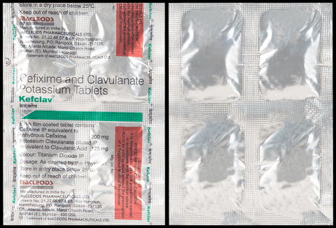 Kefclav 200mg/125mg Tablet
