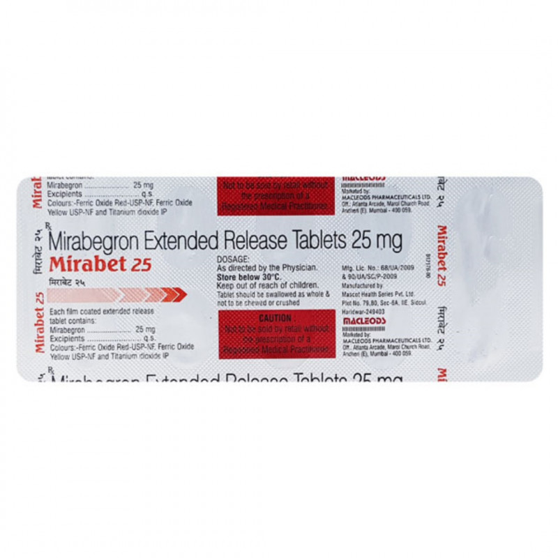 Mirabet 25 Tablet ER Mirabet 25 Tablet ER
