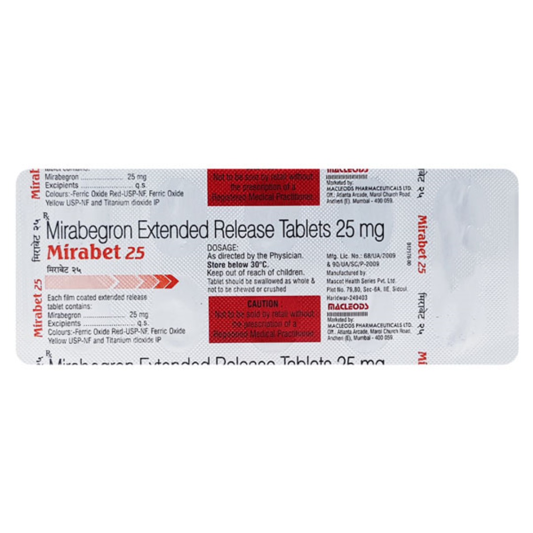 Mirabet 25 Tablet ER