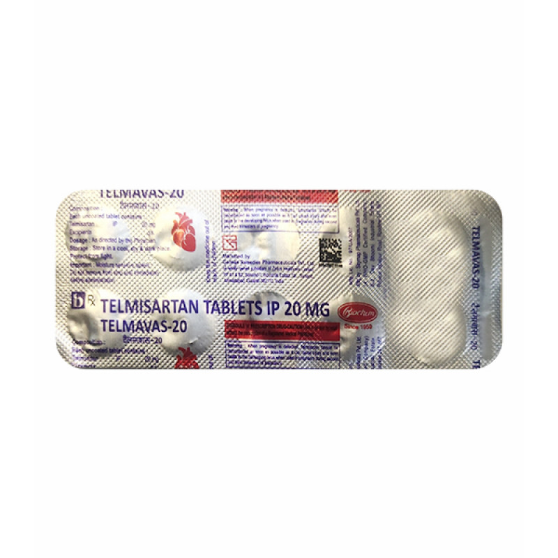 Telmavas 20 Tablet Telmavas 20 Tablet