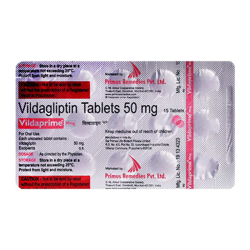 Vildaprime 50mg Tablet Vildaprime 50mg Tablet