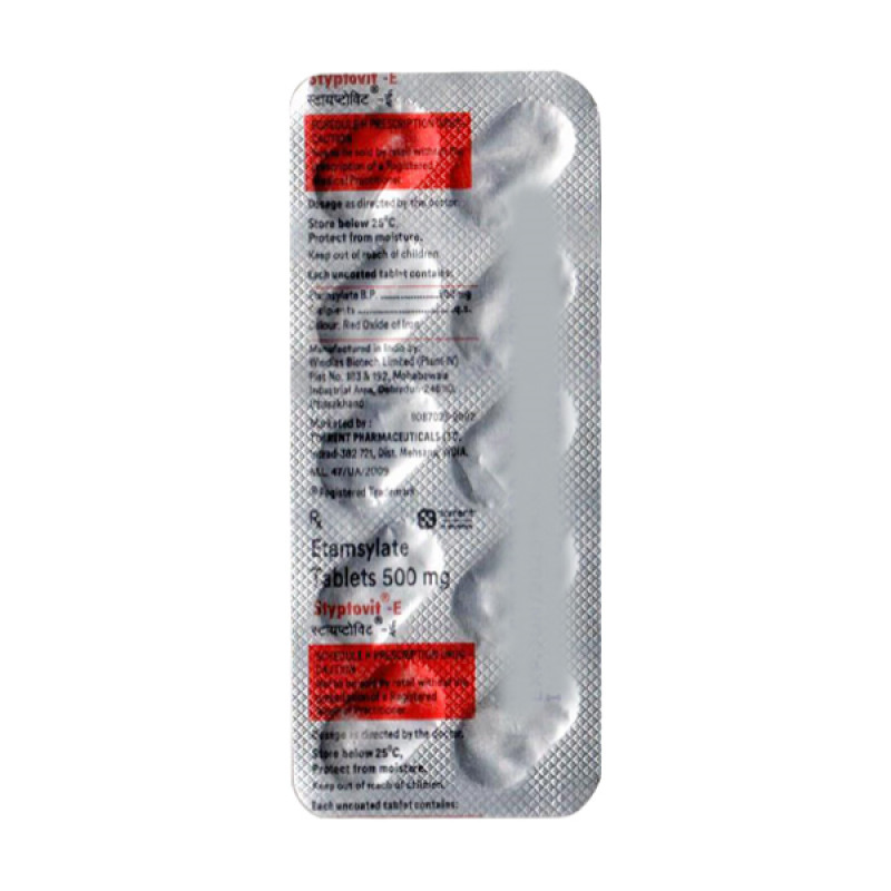 Styptovit E 500mg Tablet Styptovit E 500mg Tablet