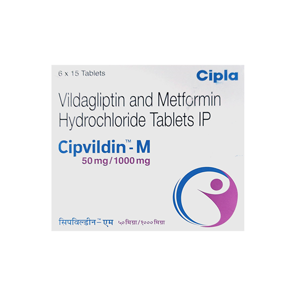 Cipvildin M 1000mg/50mg Tablet