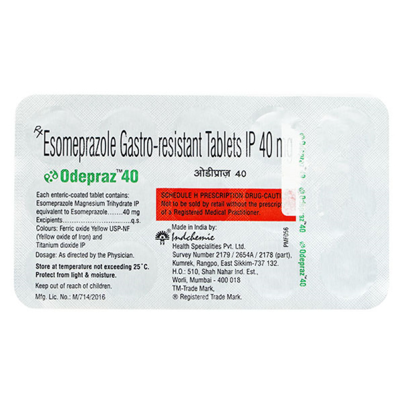 Odepraz 40mg Tablet Odepraz 40mg Tablet