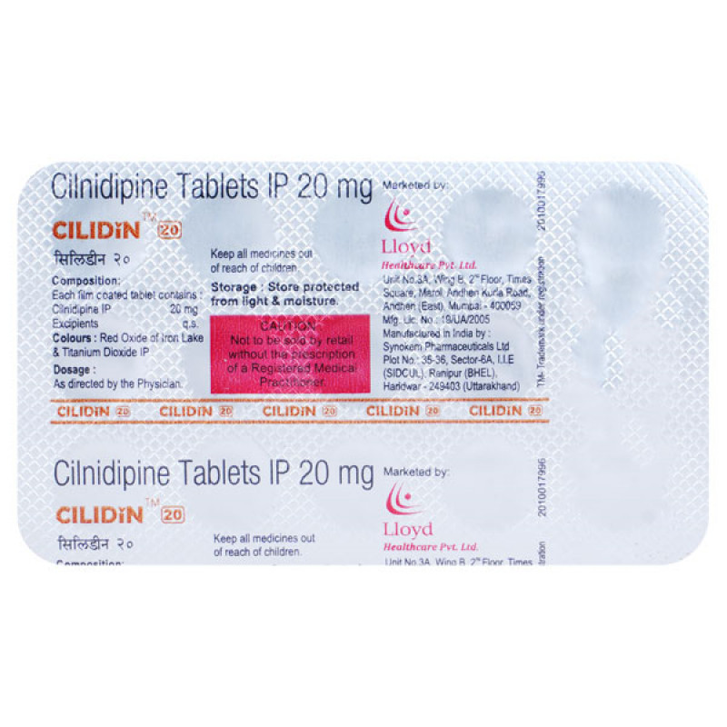 Cilidin 20 Tablet Cilidin 20 Tablet