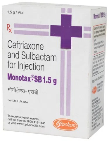 Monotax SB 1000mg/500mg Injection