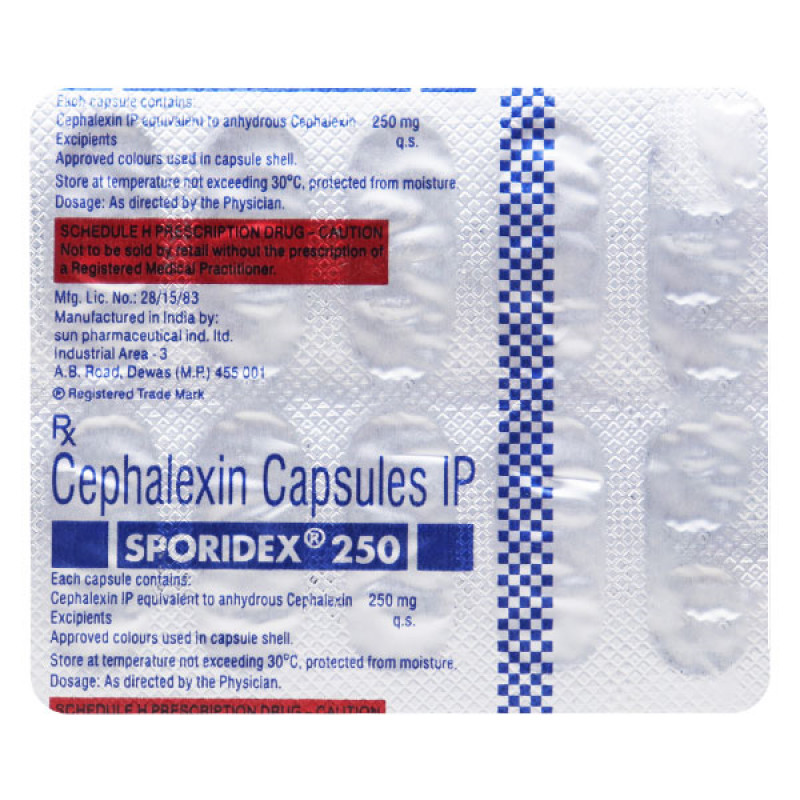 Sporidex 250 Capsule Sporidex 250 Capsule