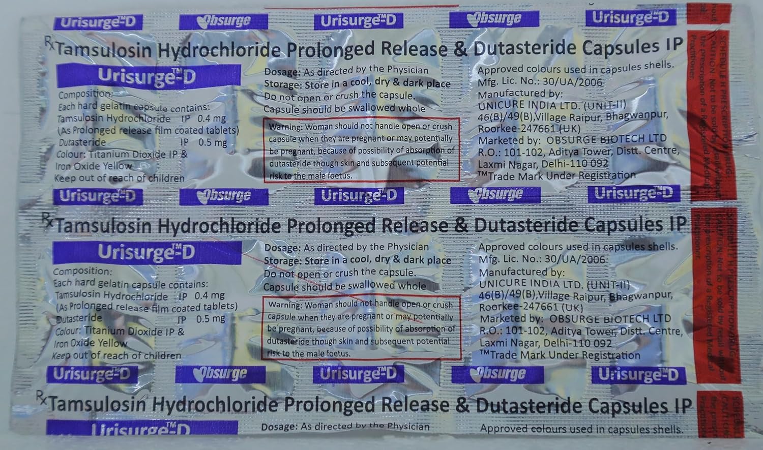 Urisurge D Capsule PR