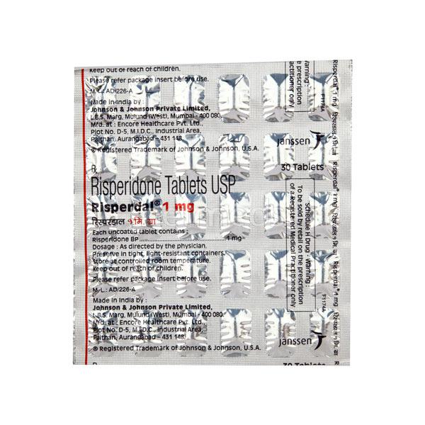 Risperdal 1mg Tablet