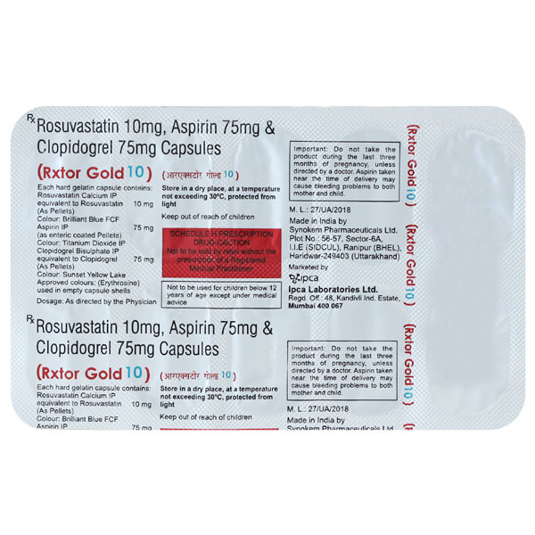 Rxtor Gold 10 Capsule