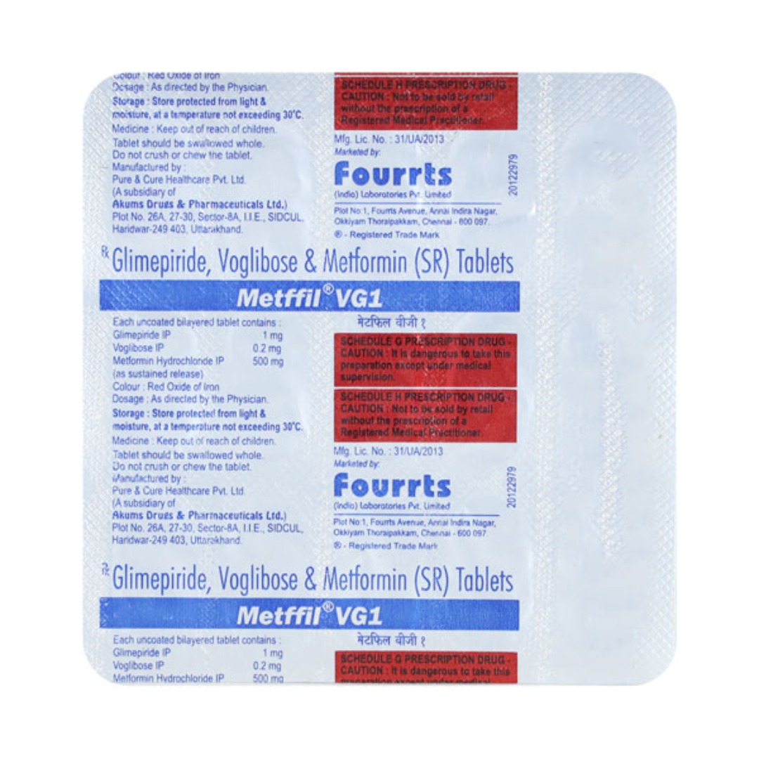 Metffil VG 1 Tablet SR