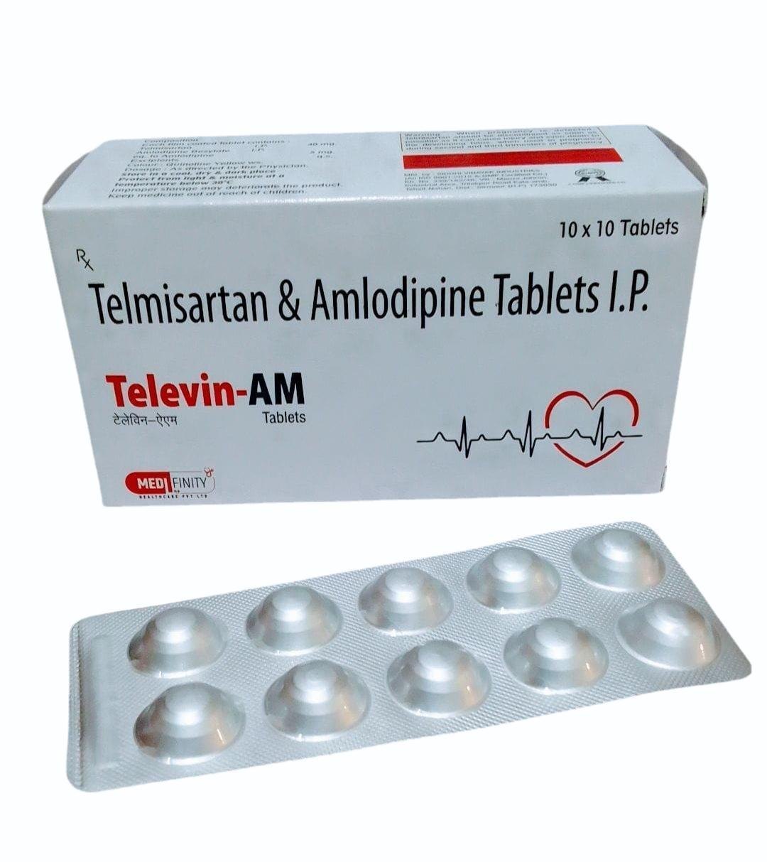 Televin AM 40mg/5mg Tablet