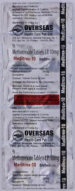 Meditrex 10mg Tablet