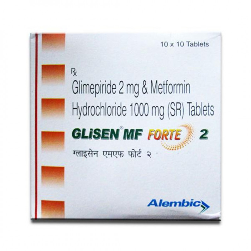Glisen MF Forte 2 Tablet PR Glisen MF Forte 2 Tablet PR