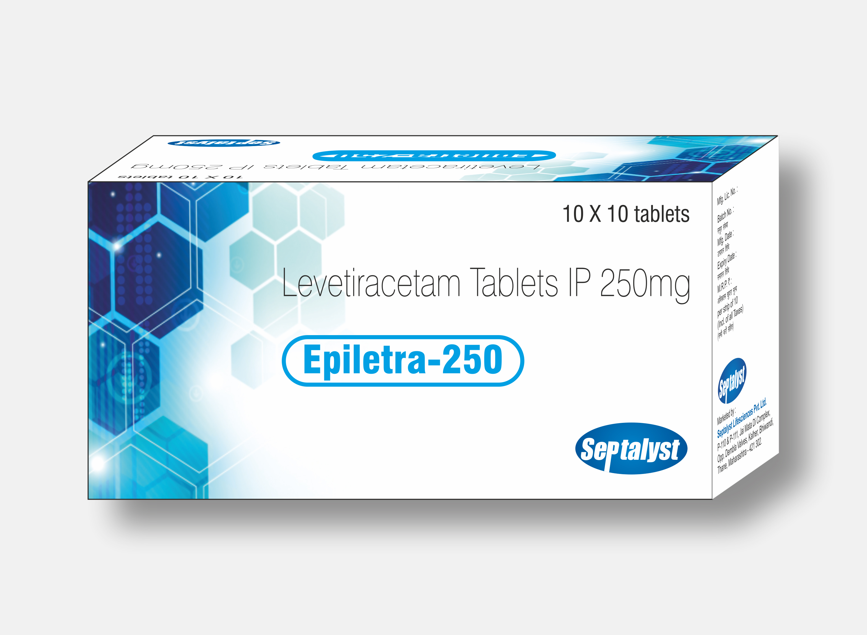 Epiletra 250mg Tablet