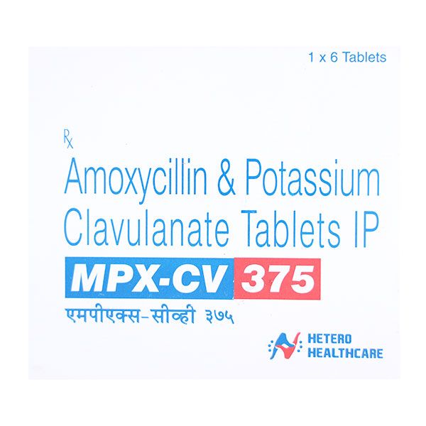 Mpx CV 375mg Tablet
