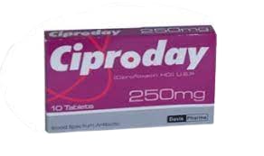 Ciproday 250mg Tablet