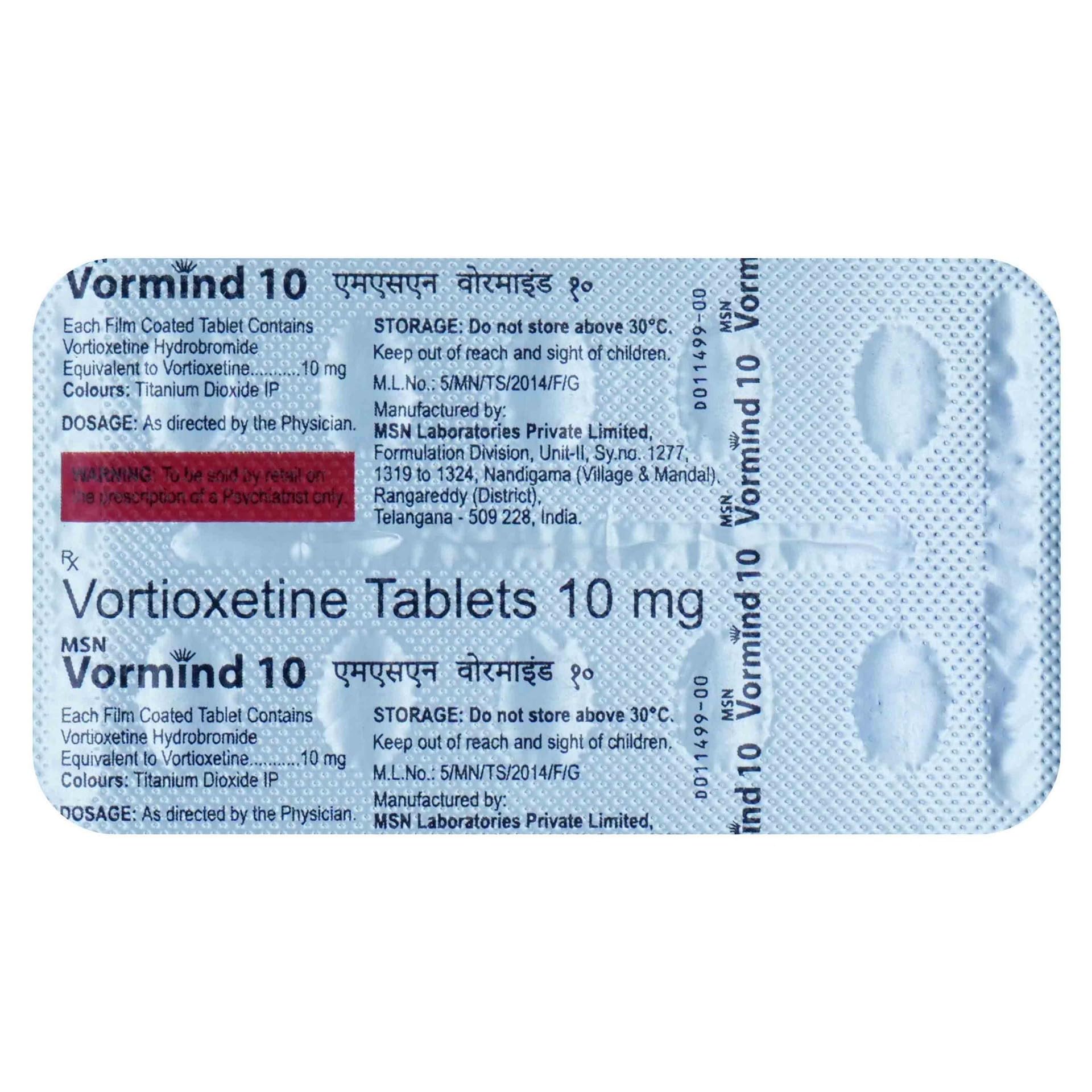Vormind 10mg Tablet