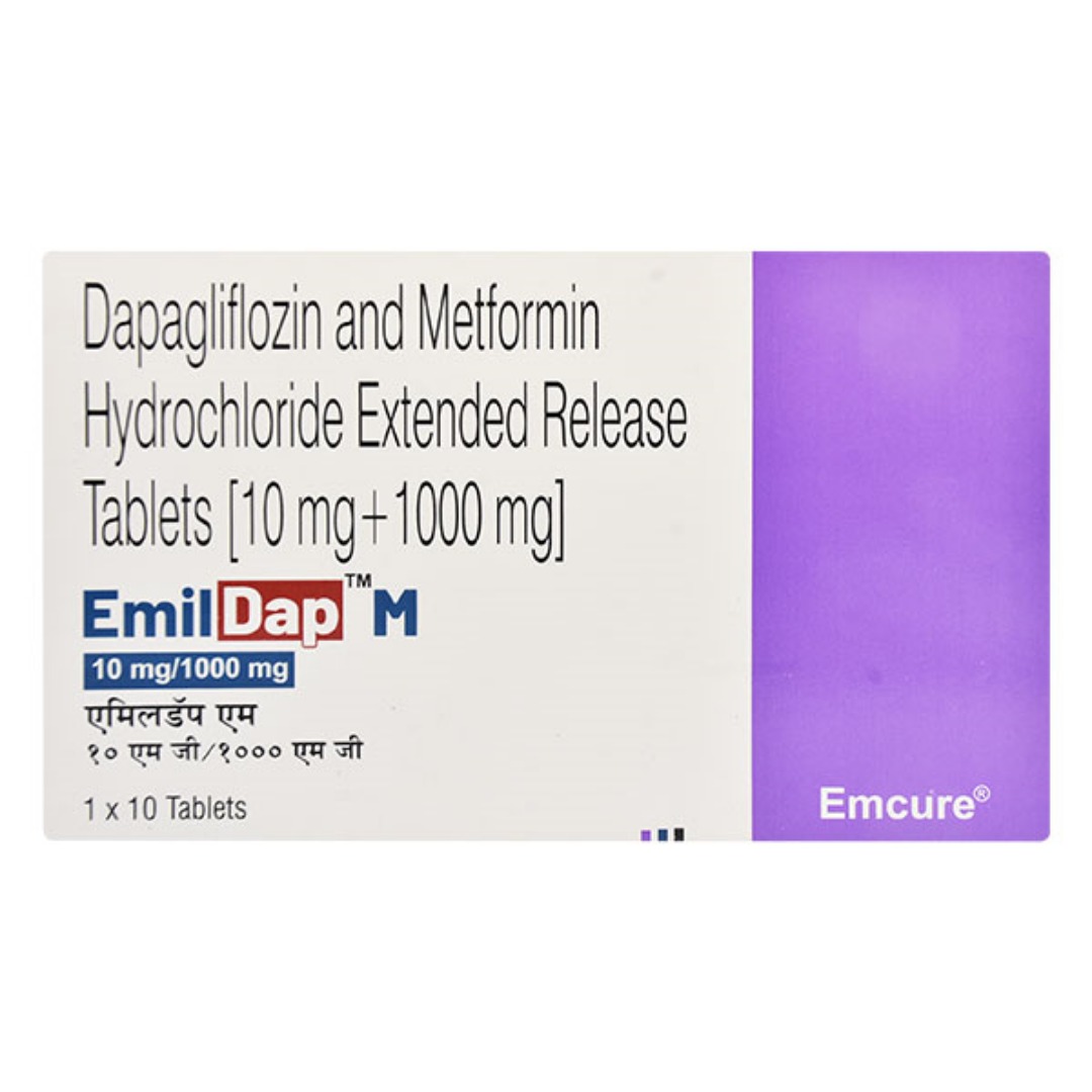 Emildap M 10mg/1000mg Tablet ER