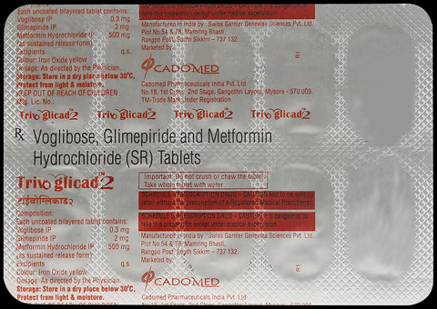 Trivoglicad 2 Tablet SR