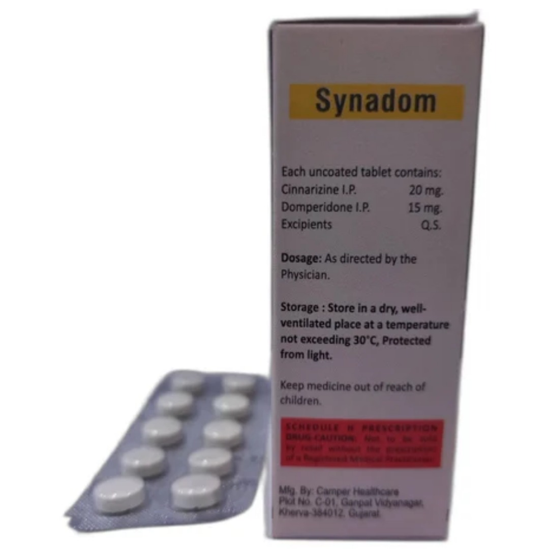 Synadom 15 mg/20 mg Tablet