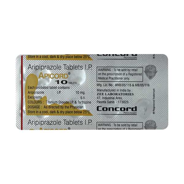 Apicord 10mg Tablet