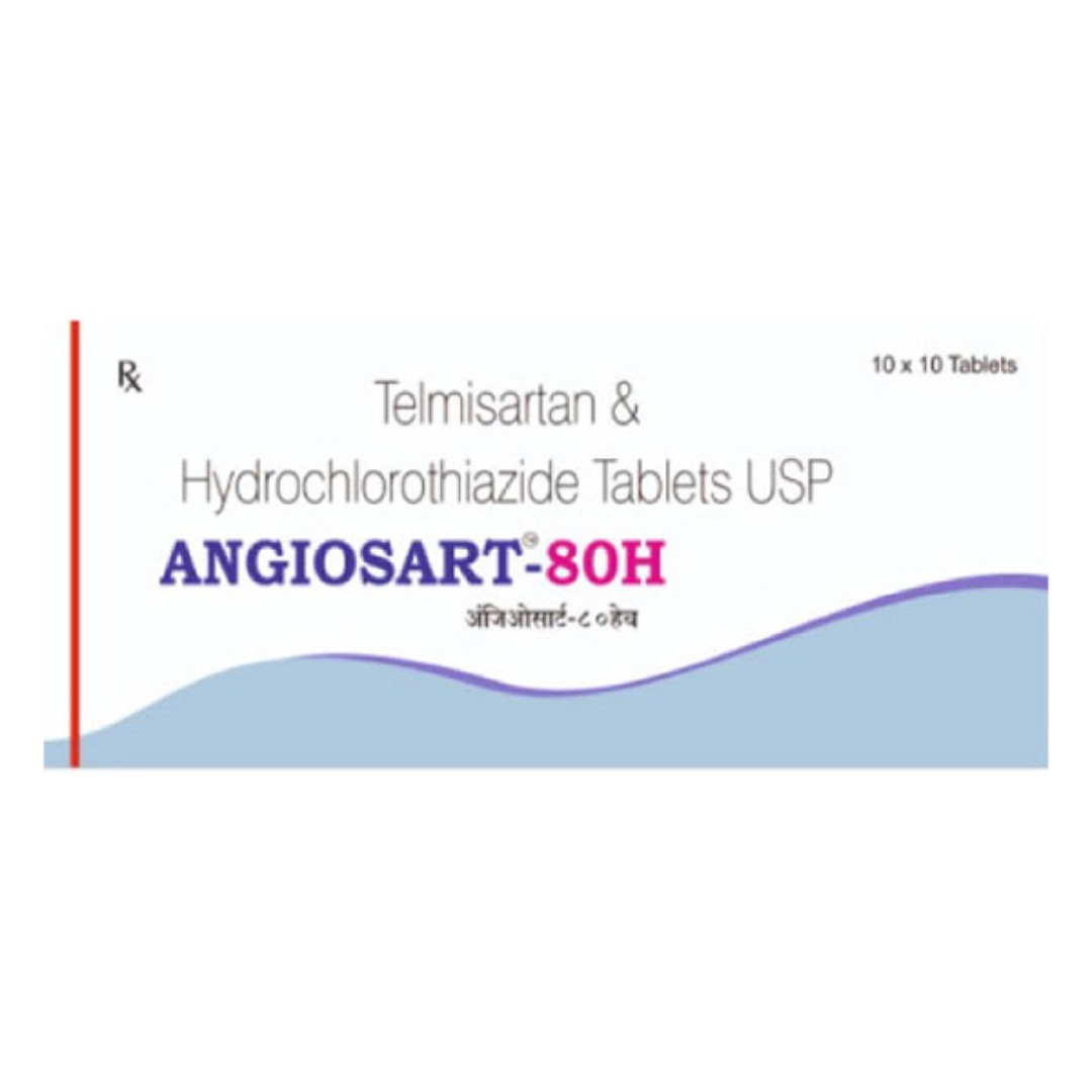 Angiosart H 80mg/12.5mg Tablet 