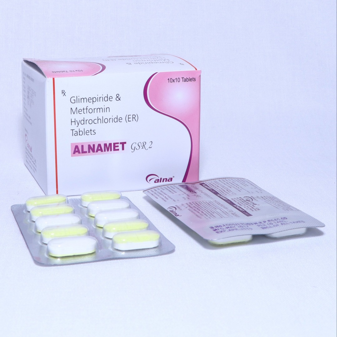 Alnamet GSR 2mg/500mg Tablet