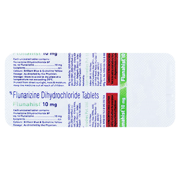 Flunarest 10mg Tablet