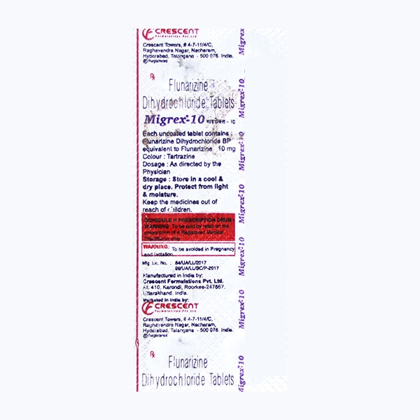 Migrex 10mg Tablet