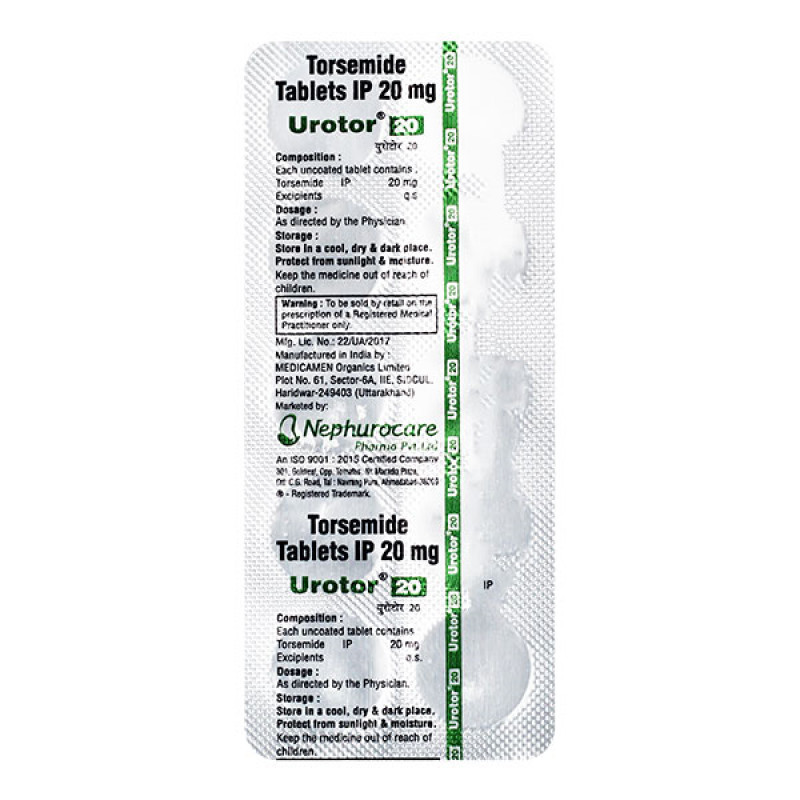 Urotor 20mg Tablet