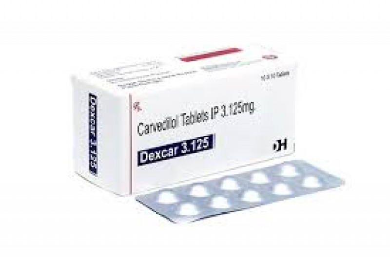 Dexcar 3.125mg Tablet Dexcar 3.125mg Tablet
