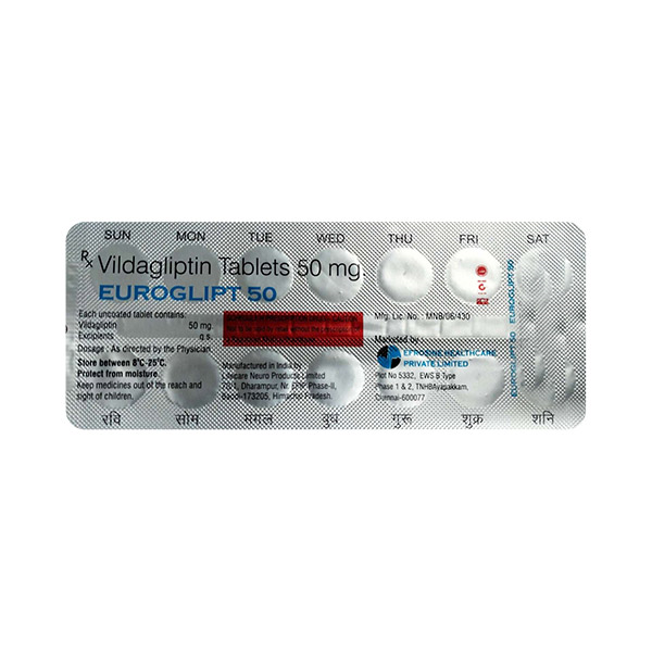 Euroglipt 50mg Tablet