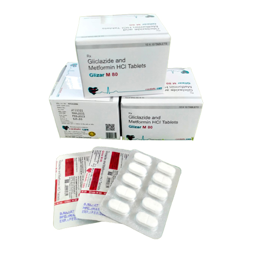Glizar M 80mg/500mg Tablet
