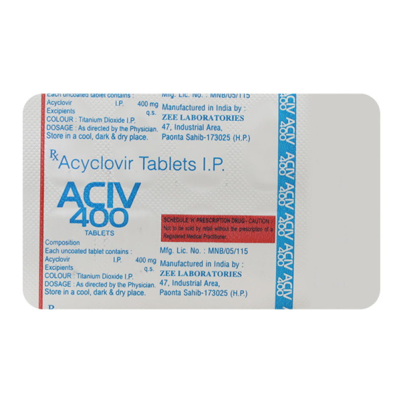 Aciv 400mg Tablet Aciv 400mg Tablet