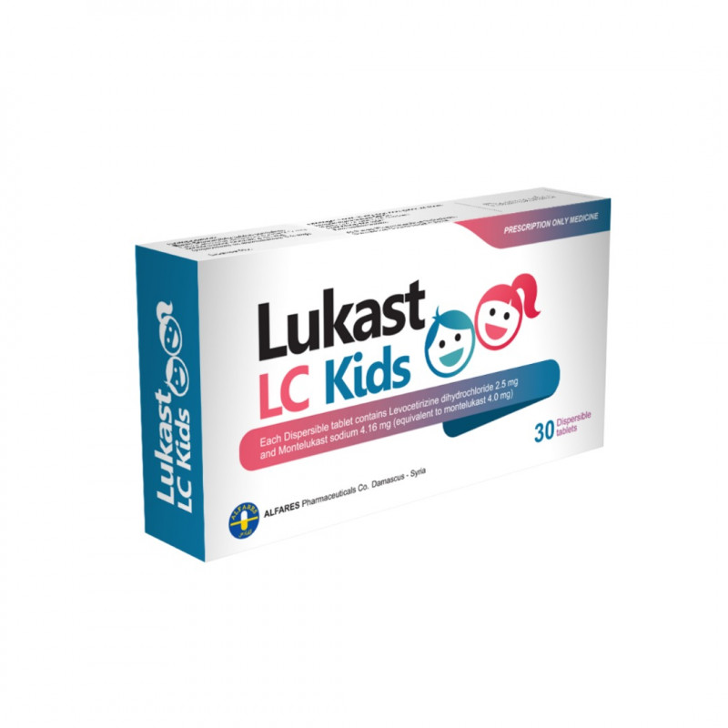 Lukast LC Kid 2.5mg/4mg Tablet Lukast LC Kid 2.5mg/4mg Tablet