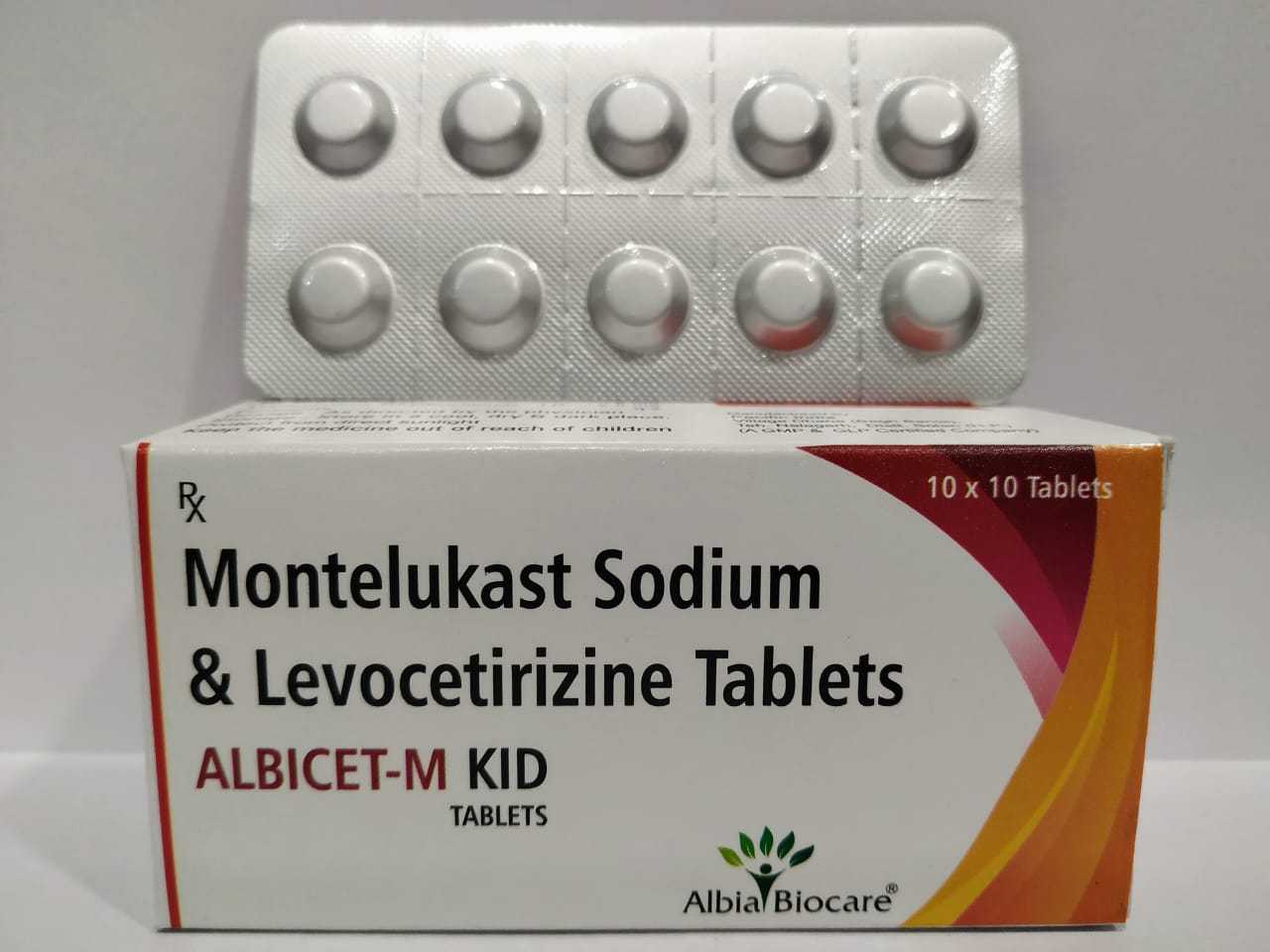 Albicet M Kid 2.5mg/4mg Tablet